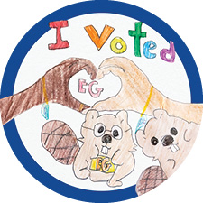 I Voted sticker